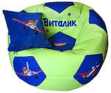 Крісло-м'яч мішок з логотипом Барселона, ціни в описі, фото 5