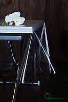Прозрачная скатерть силиконовая для защиты стола, серванта, тумбочек