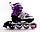 Розсувні ролики Star Happy "Purple". Розмір 29-33, фото 4