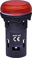 Лампа сигнальна LED матова ECLI-240A-R 240V AC (червона) ETI