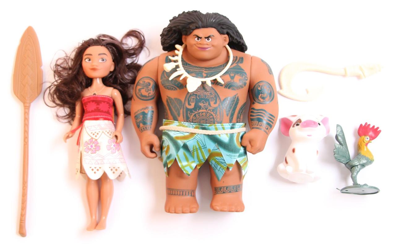 Лялька MOANA Комплект Бог Мауї та Ваяна, фото 1