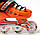 Дитячі розсувні ролики з комплектом захисту Scale Sports оранжеві, розміри 29-33 / 34-38 / 38-41, фото 7