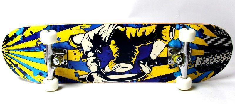 Дерев'яний скейт "Крутийult", навантаження до 85 кг, фото 1