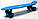Пластборд Penny Board BLUE Синій. СВІТЛО колеса, фото 6