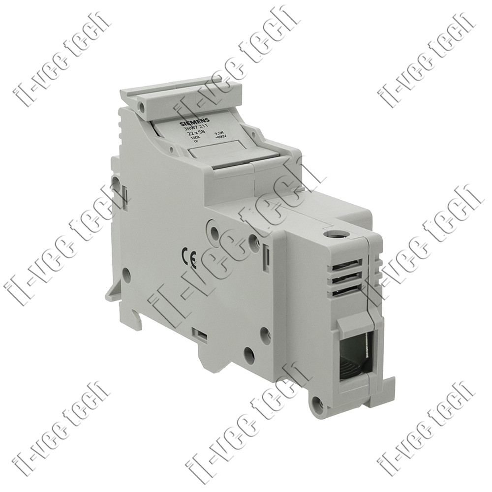 Роз'єднувач-запобіжник Siemens 3NW7211, 1P, 100A, 690V для циліндричних запобіжників розм. 22x58mm