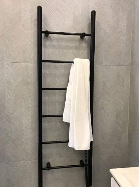 Чорна матова рушникосушка 500х1600 Instal Project PRIMAVERA, фото 1