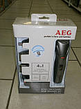Новий функціональний брендовий набір для стриження 4 в 1 AEG BHT5640 з геранію з гарантією, фото 8