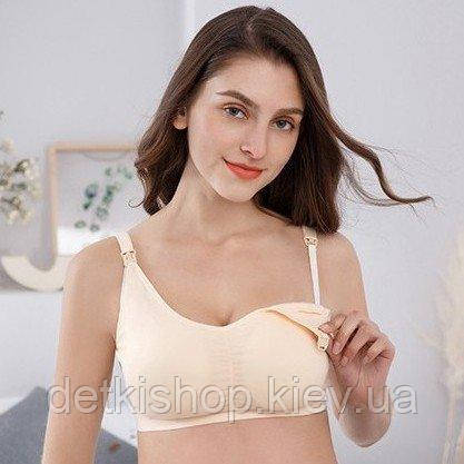 Бюстгальтер-топ для годування 8802 бежевий DS, розмір XXL