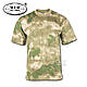 Футболка чоловіча камуфляж A-Tacs бавовна 100% щільність 170 g/m2 MFH Німеччина, фото 2