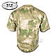 Футболка чоловіча камуфляж A-Tacs бавовна 100% щільність 170 g/m2 MFH Німеччина, фото 3