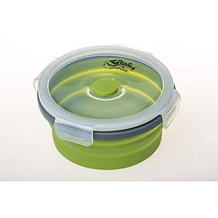 Складаний Контейнер з кришкою-засувкою 550 мл. olive Tramp, TRC-088-olive