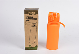 Пляшка силіконова 500мл. Tramp, TRC-093-orange