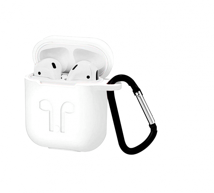 Силіконовий чохол для Apple AirPods Білий