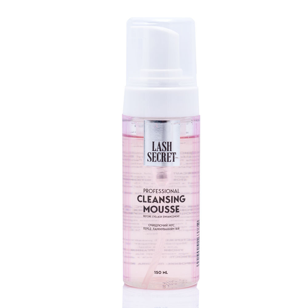Пінка для очищення вій та брів перед ламінуванням Lash Secret, 150 мл