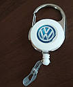 Оригінальний брелок-тримач для пропуску Volkswagen Badge Holder (000087019G), фото 2