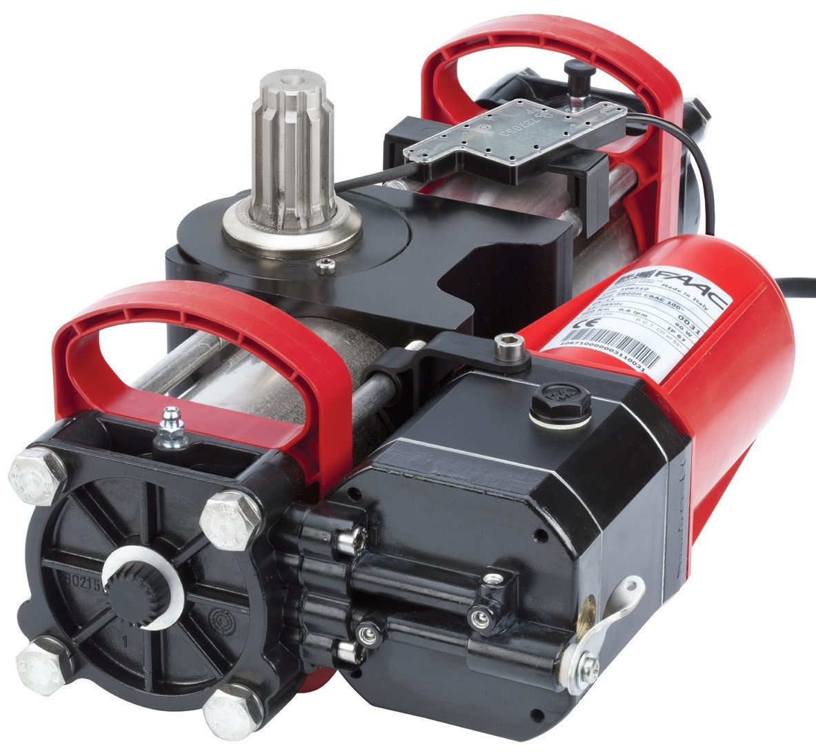 Привід для розпашних воріт FAAC S800 CBAC 180° стулка до 2 м, з гідравлічним замком, фото 1