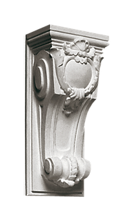 Кронштейн з гіпсу, гіпсовий кронштейн кн-4 h280х125х90мм