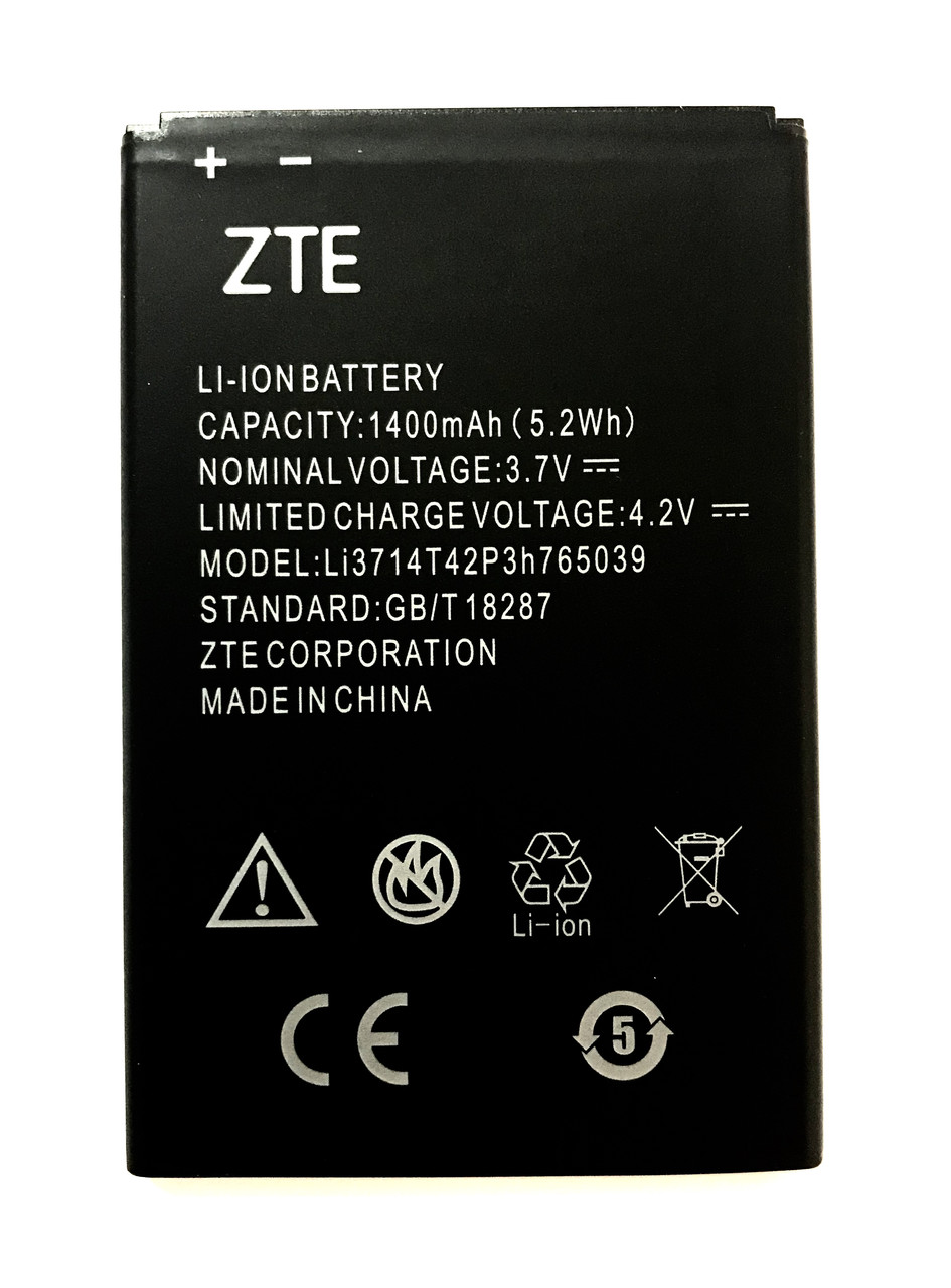 ZTE Blade A3 AF3 A5 Li3714T42P3h765039 Pro AF5 T220 T221 Акумулятор Батарея, фото 1