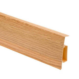 Плінтус Cezar HI LINE 135 75мм з цільної накладкою