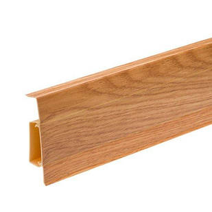 Плінтус Cezar HI LINE 141 75мм з цільної накладкою