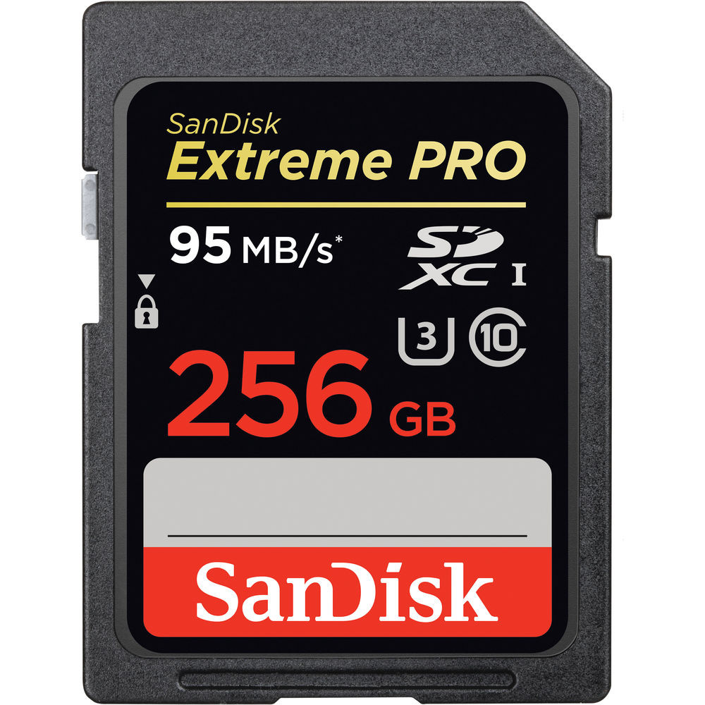 Карта пам' яті SanDisk 256GB Extreme Pro UHS-I SDXC U3 Memory Card (Class 10) 