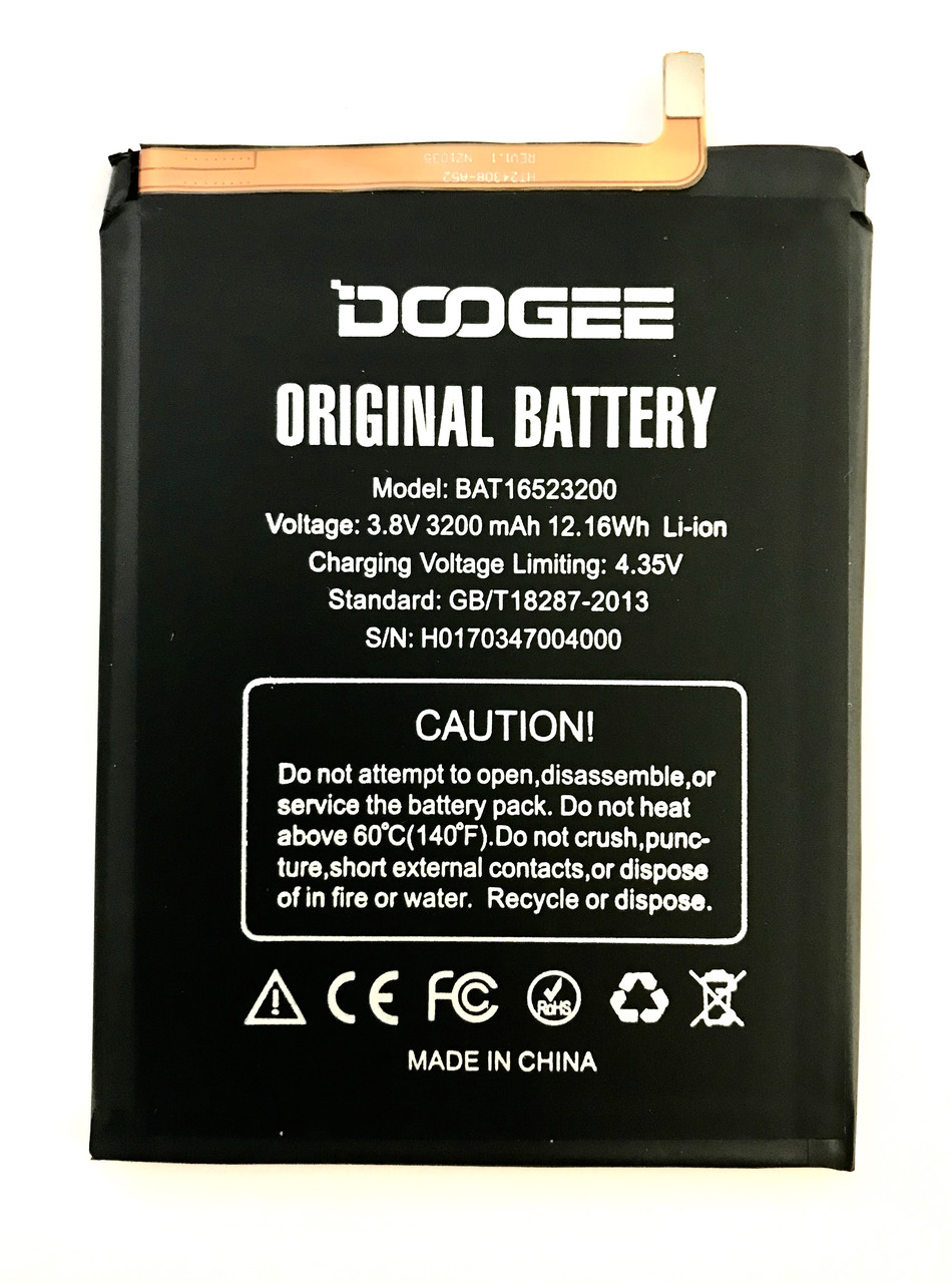 Doogee Y6 Y6c BAT16523200 Акумулятор батарея