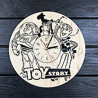 Очаровательные детские деревянные часы на стену «Toy story»
