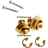 Стреплок Dunlop SLS1032BR Straplock Dual Design Brass, фото 8