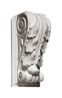 Кронштейн з гіпсу, гіпсовий кронштейн кн-11 h290х140х80мм