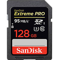 Карта памяти SanDisk 128GB Extreme Pro UHS-I SDXC U3 Memory Card (Class 10)