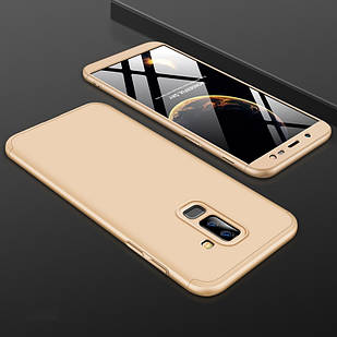Чохол GKK для Samsung J8 2018 / J810 Чорно-золотий