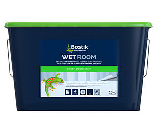 Клей вологостійкий BOSTIK WET ROOM 78 для скловолстой і склошпалер 15 кг