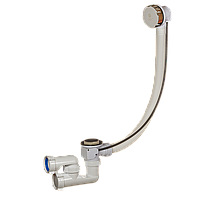 Сифон полуавтомат для ванны с переливом та ревизией А-2808