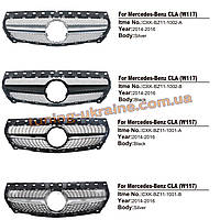 Передня решітка Diamond на Mercedes CLA C117 2013-2016 рр.