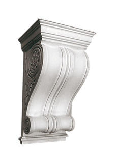 Кронштейн з гіпсу, гіпсовий кронштейн кн-28 h315х190х135мм