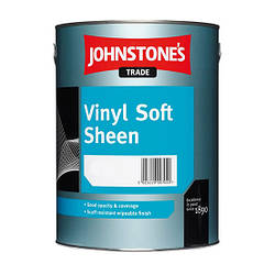Johnstone's Vinil Soft Sheen 5л водоемульсійна фарба для стін і стель