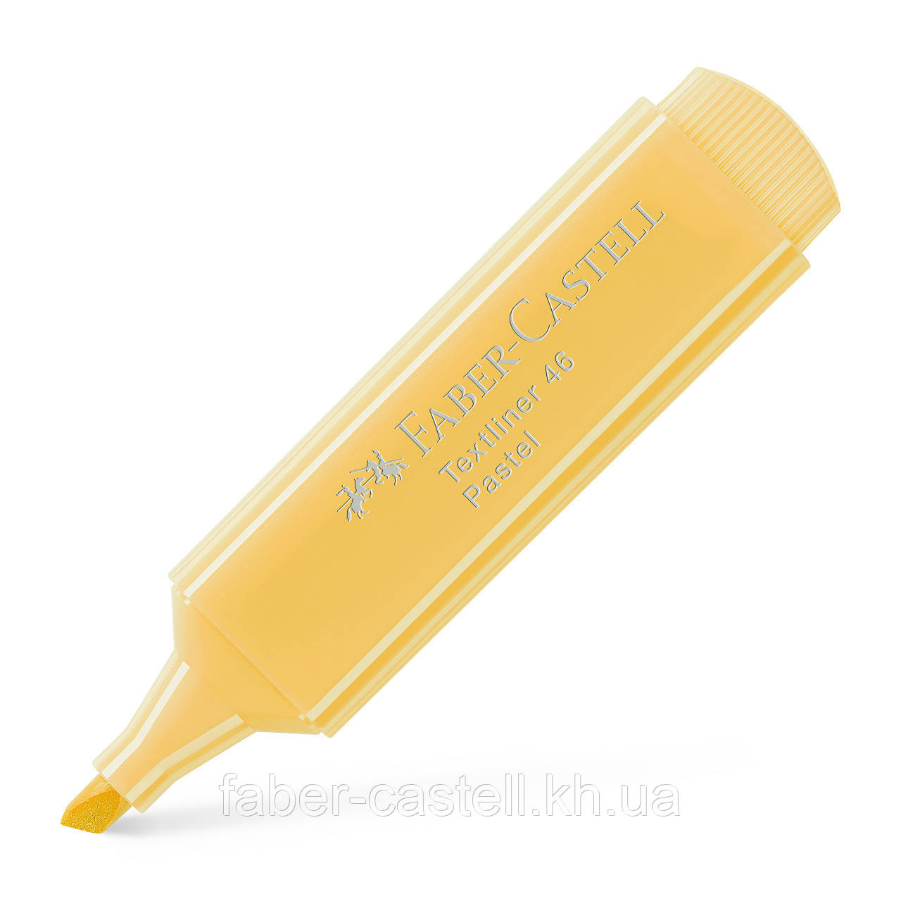 Маркер текстовий пастельний Faber-Castell Textliner 46 Pastel vanilla, колір жовтий ваніль, 154667