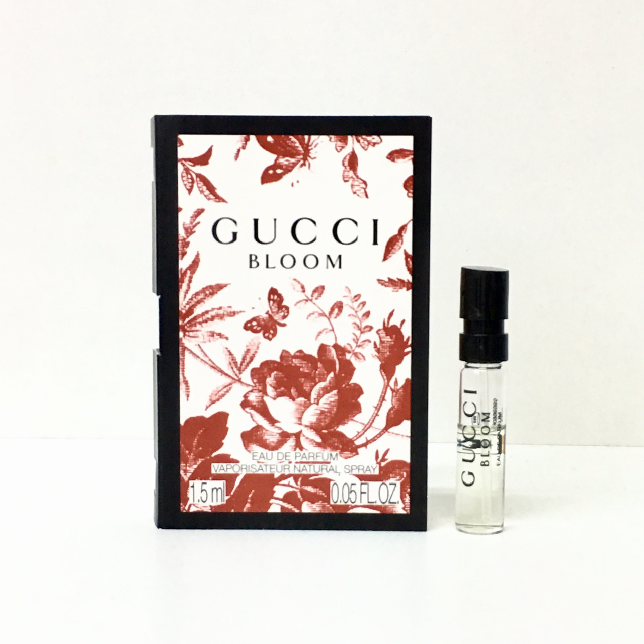 Оригінальний пробник парфумованої води Gucci Bloom 1,5 мл, чудовий квітковий аромат для жінок