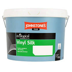 Johnstone's Vinil Silk 10л напівматова фарба з шовковим ефектом