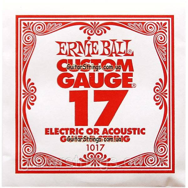 Струна Ernie Ball 1017 Plain Steel .017 (акустика\електро)