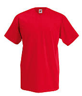 Мужская футболка с v образным вырезом 2XL, 40 Красный