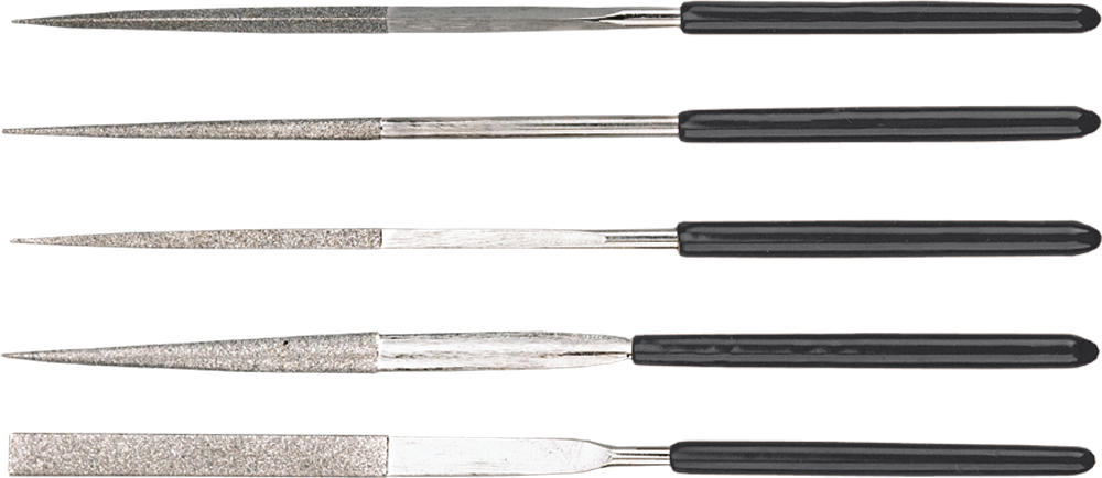 Надфілі алмазні, набір 5 шт. 06A000 Topex, фото 1