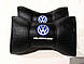 Подушка на подголовник в авто Volkswagen Passat B7 черная 1 шт, фото 2