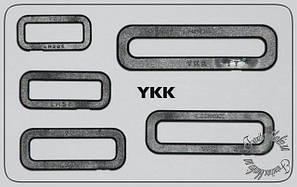 рамка однощелевая YKK