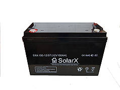 Акумуляторна батарея SolarX SXA 100-12 (12V 100Ah)