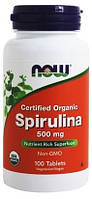 Спіруліна Now Foods — Spirulina 500 мг (100 таблеток)