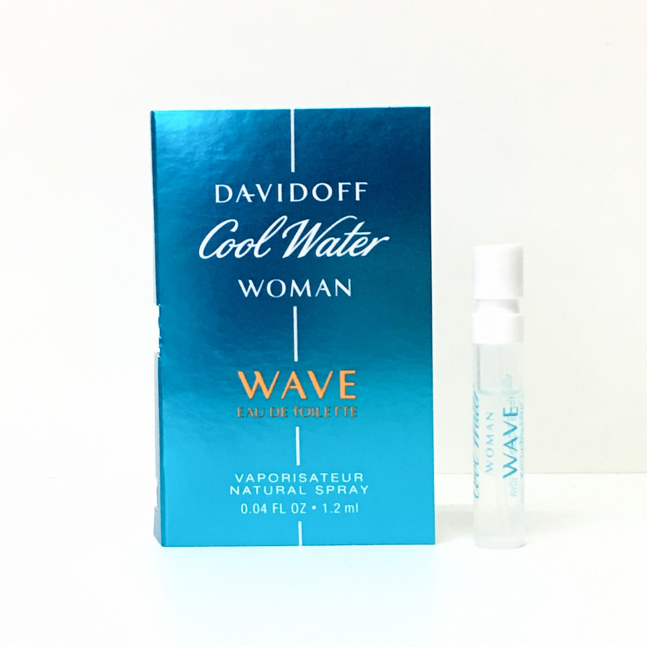 Пробник жіночих брендових парфумів Davidoff Cool Water Woman Wave 1.2ml оригінал, квітковий морський аромат