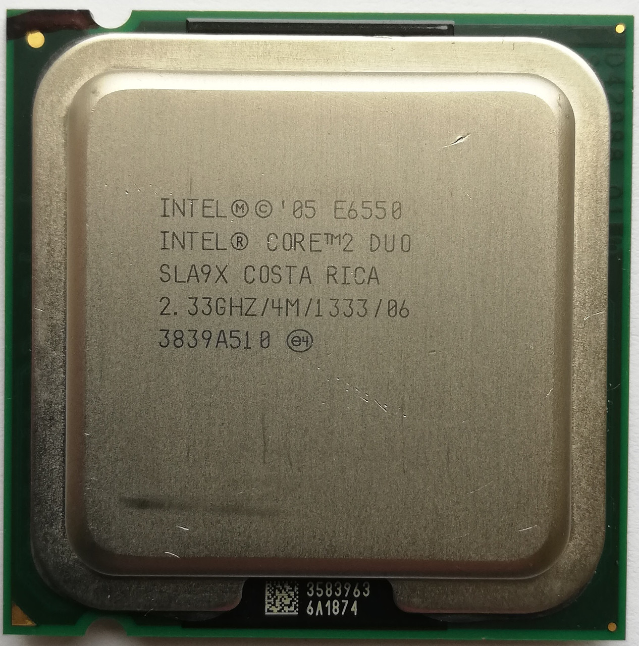 Процессор Intel Core 2 Duo E6550 G0 SLA9X 2.33GHz 4M Cache 1333 MHz FSB ...
