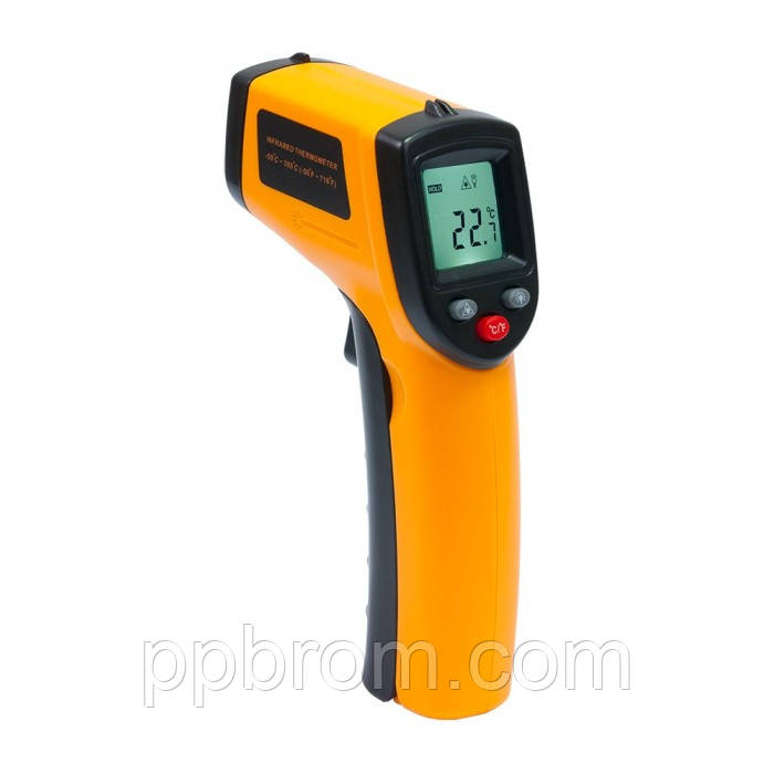 Побутовий пірометр Benetech "GM-320" (-50...+380°C, 12:1, 0.95)