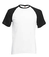 Мужская футболка двухцветная S, TH Белый / Черный